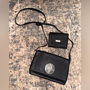Kate Spade Small Crossbody and Wallet Set in Black